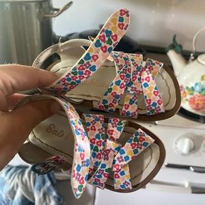 Floral saltwater sandals